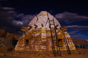 Earthbag dome (Leh, Ladakh)