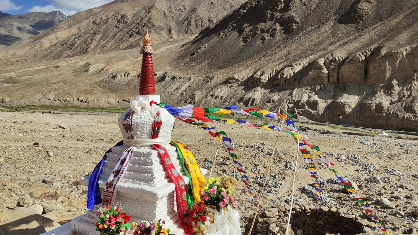 Consecration ceremony of the newly constructed Stupa at Tharuk, July 2024