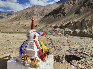 Consecration ceremony of the newly constructed Stupa at Tharuk, July 2024