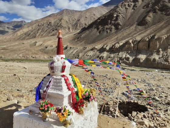Consecration ceremony of the newly constructed Stupa at Tharuk, July 2024