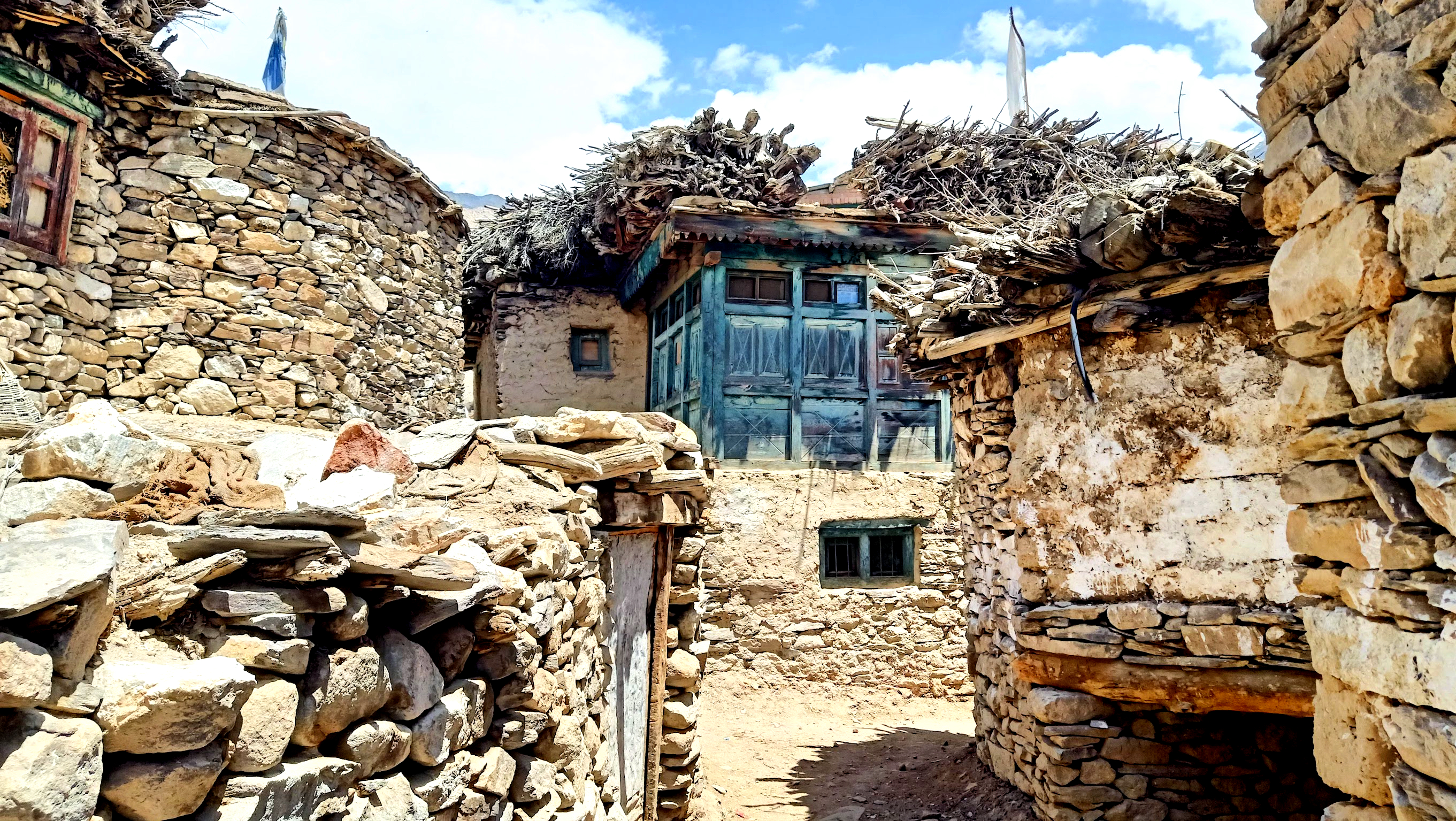 View of a narrow alley in Nako, Kinnaur | Photo by Kimberly Moyle