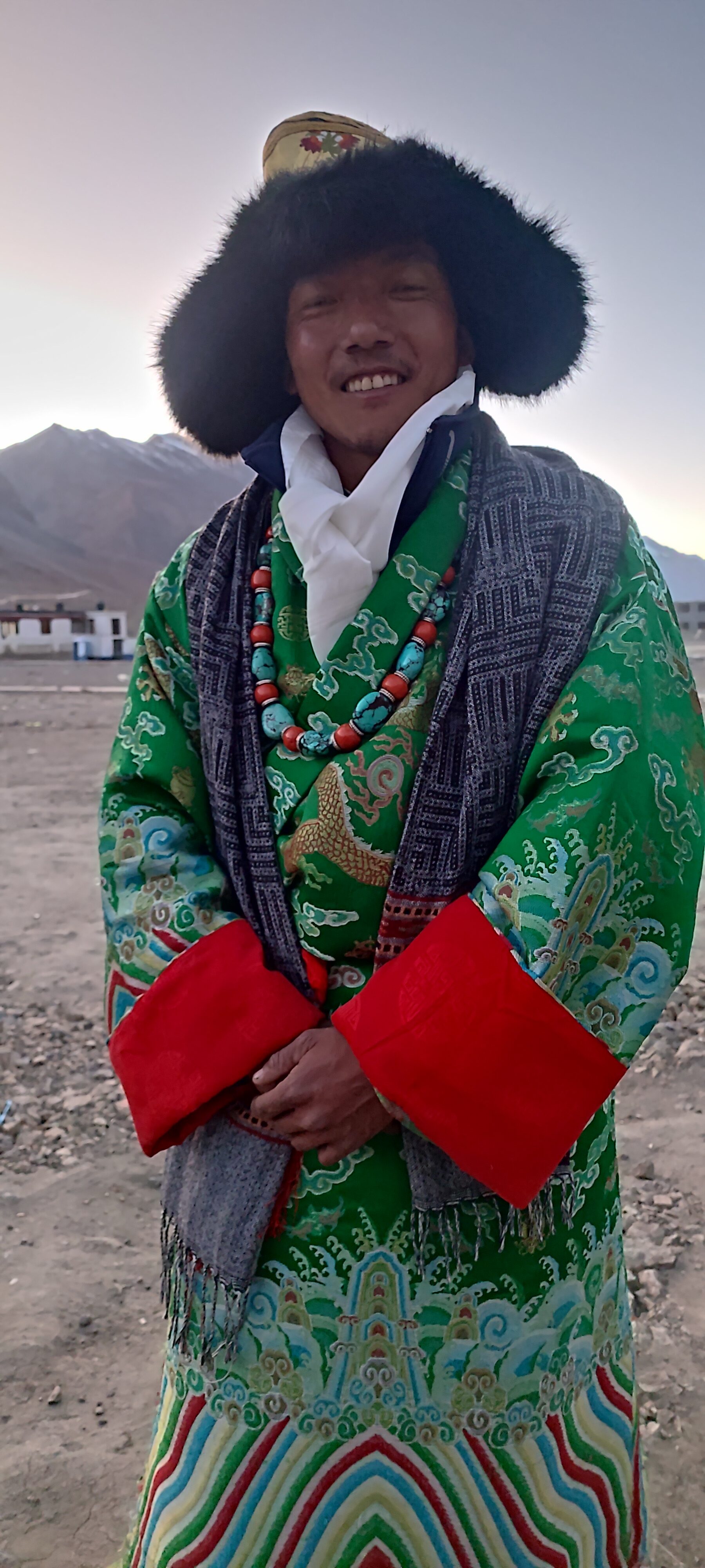 Spitian men wearing Reygoi. Photo: Rabhi Kunga